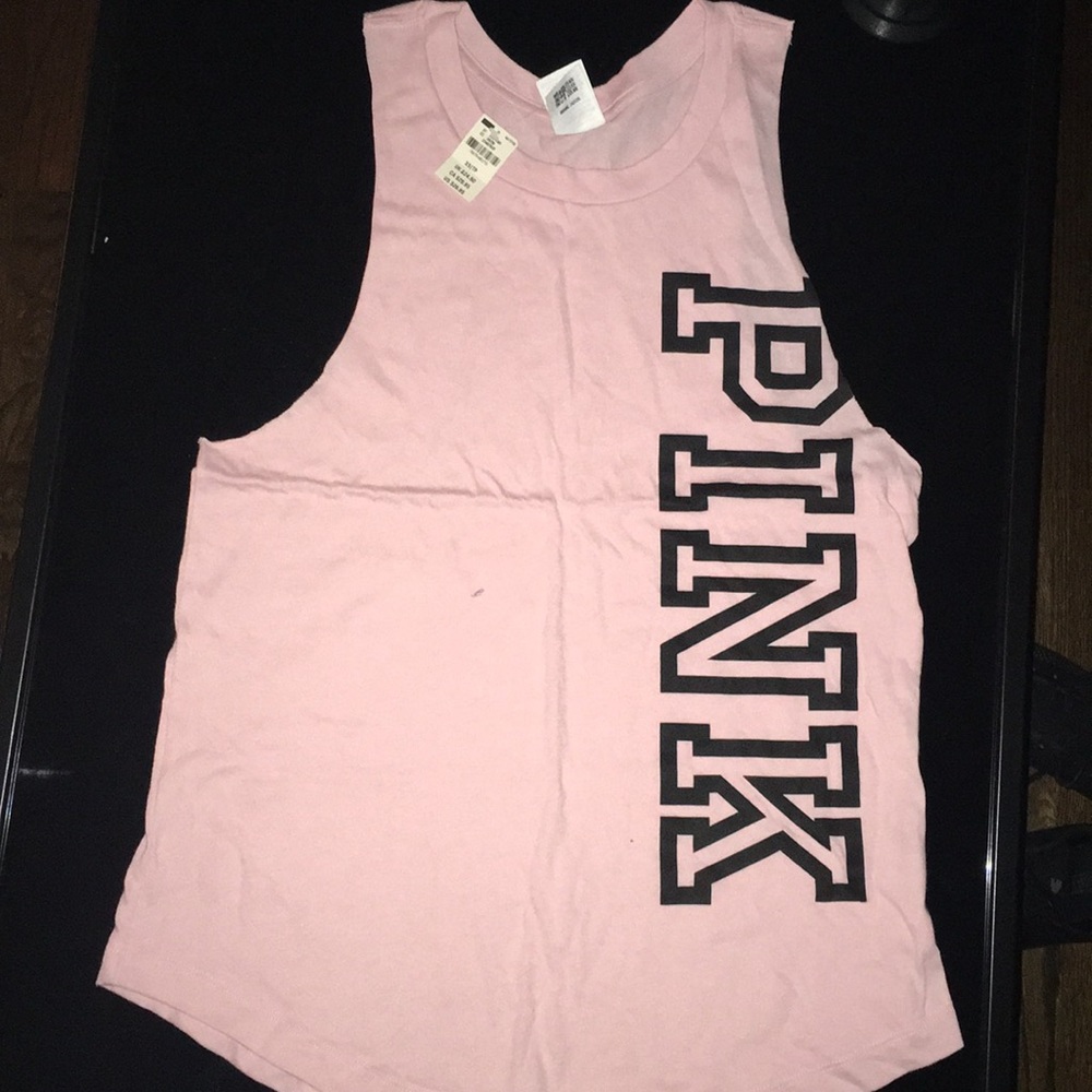 PINK Muscle Tank Top